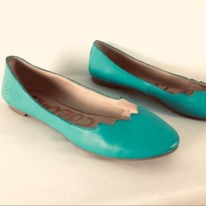 Sam Edelman Teal Ballet Flats